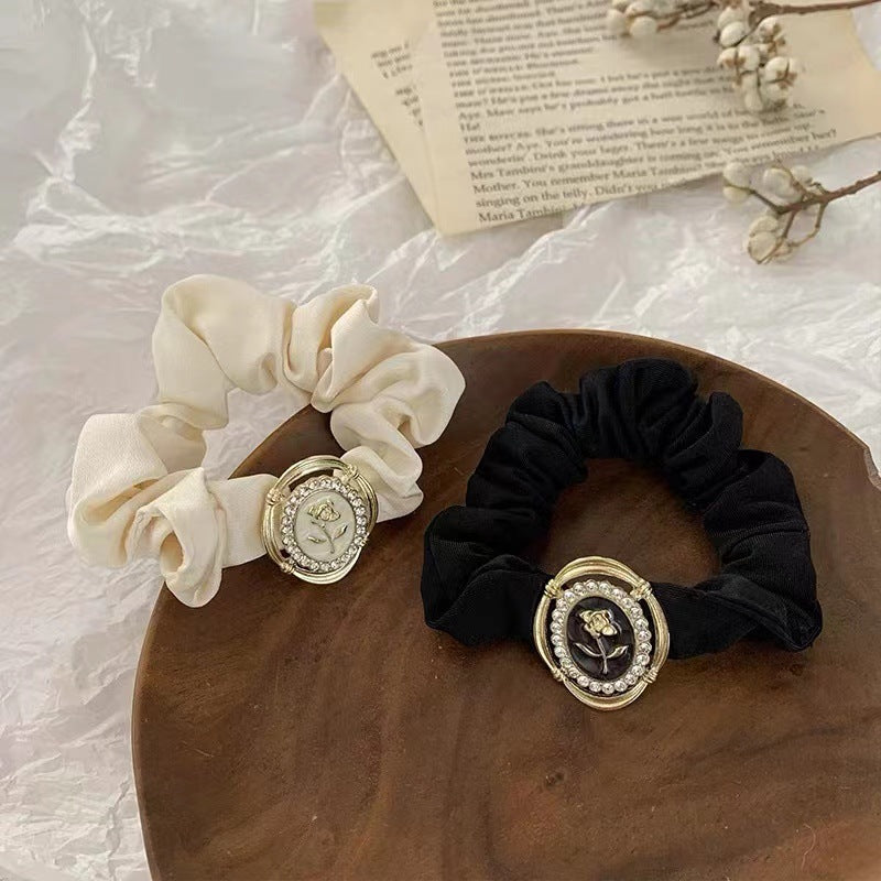 Rose Pendant Hair Scrunchies L3822