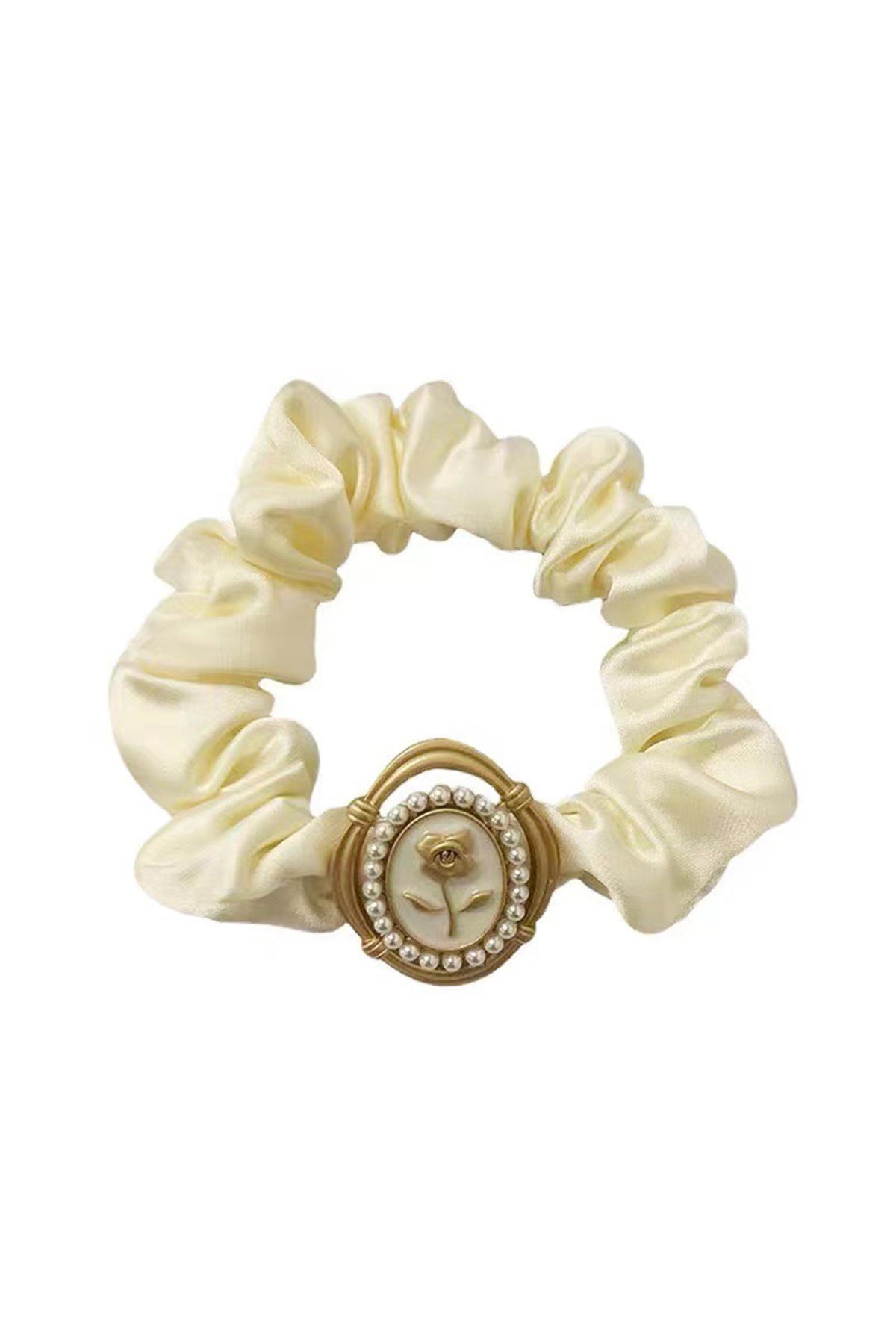 Rose Pendant Hair Scrunchies L3822