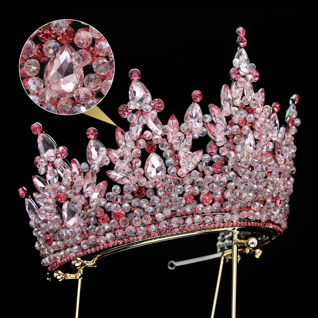 Rhinestone Crown Headband L3825