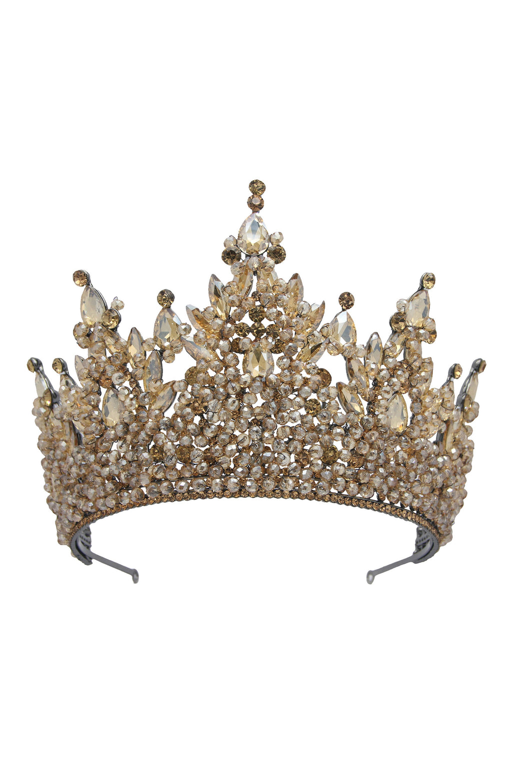 Rhinestone Crown Headband L3825