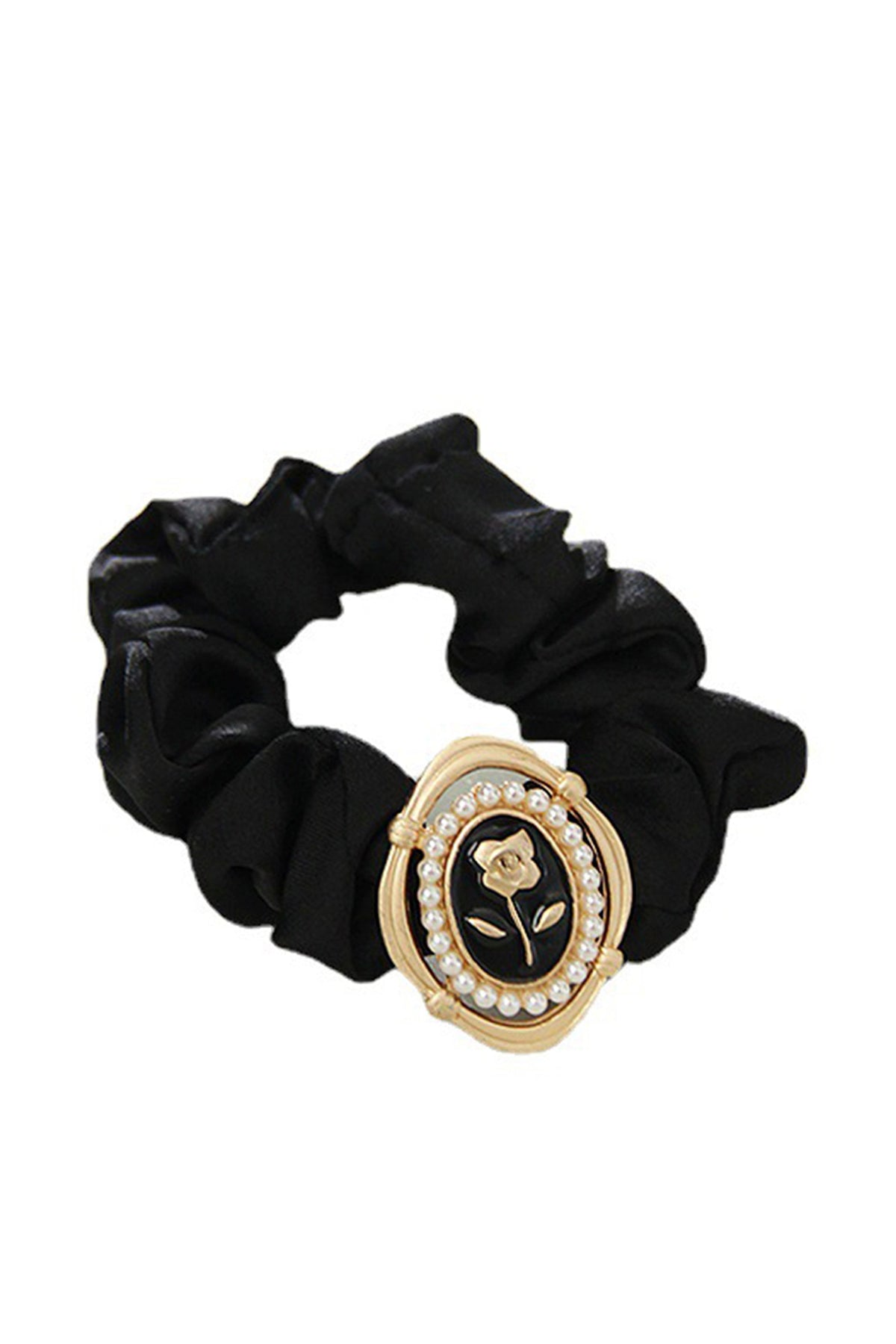 Rose Pendant Hair Scrunchies L3858