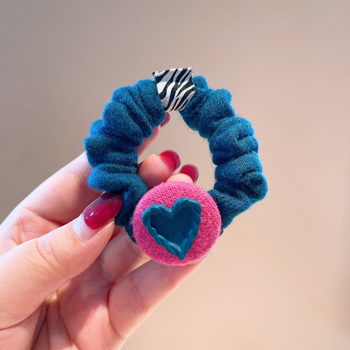 Heart Hair Scrunchies L3867