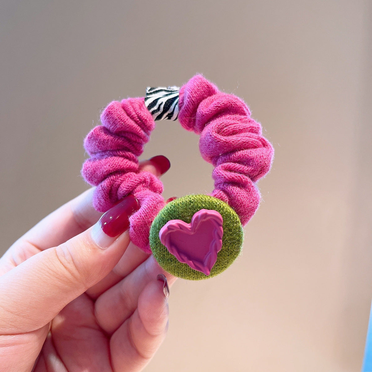 Heart Hair Scrunchies L3867
