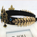 Cross Rhinestone Fabric Headband L3893