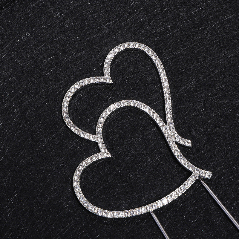 Heart Rhinestone Hair Pin L3902