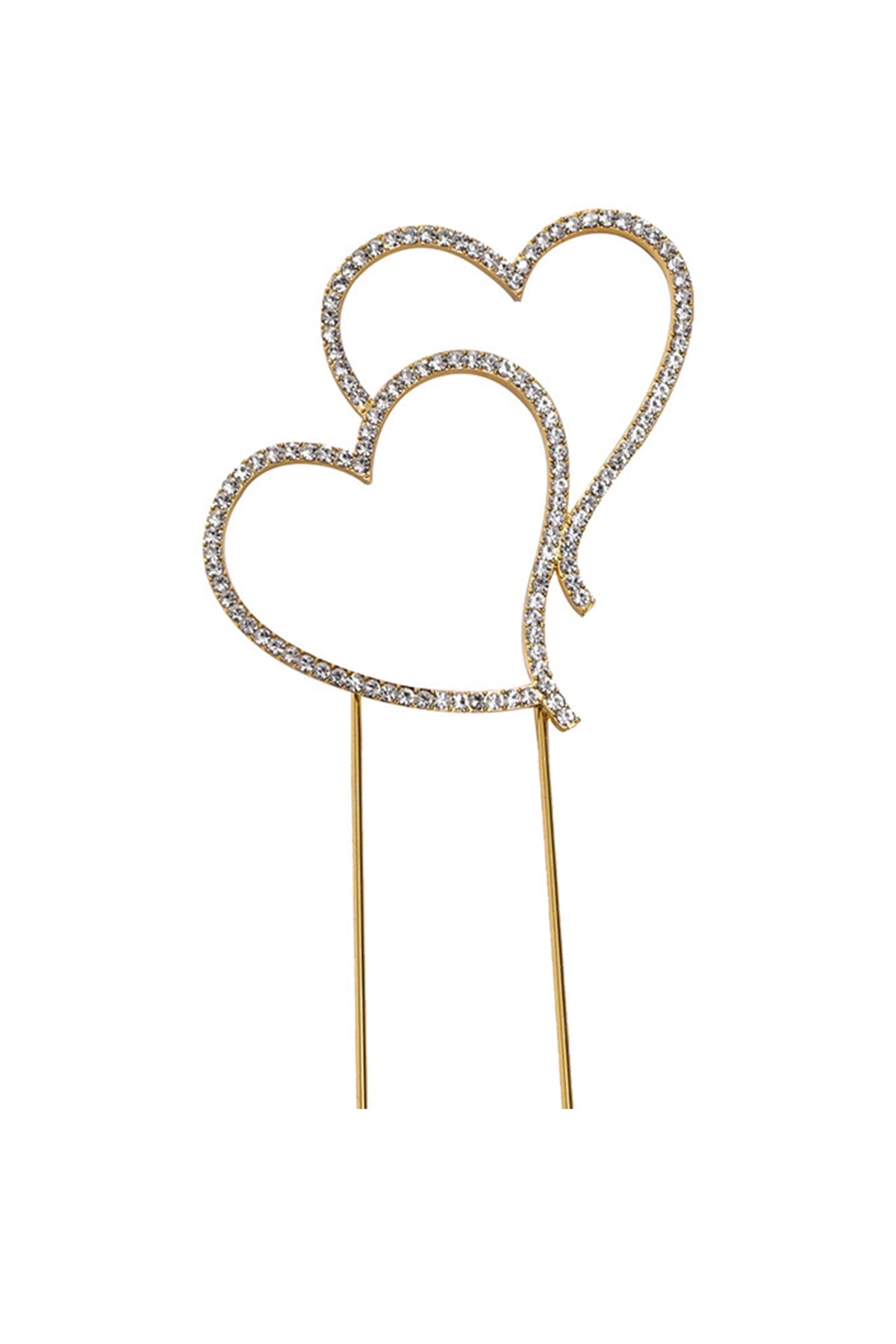 Heart Rhinestone Hair Pin L3902