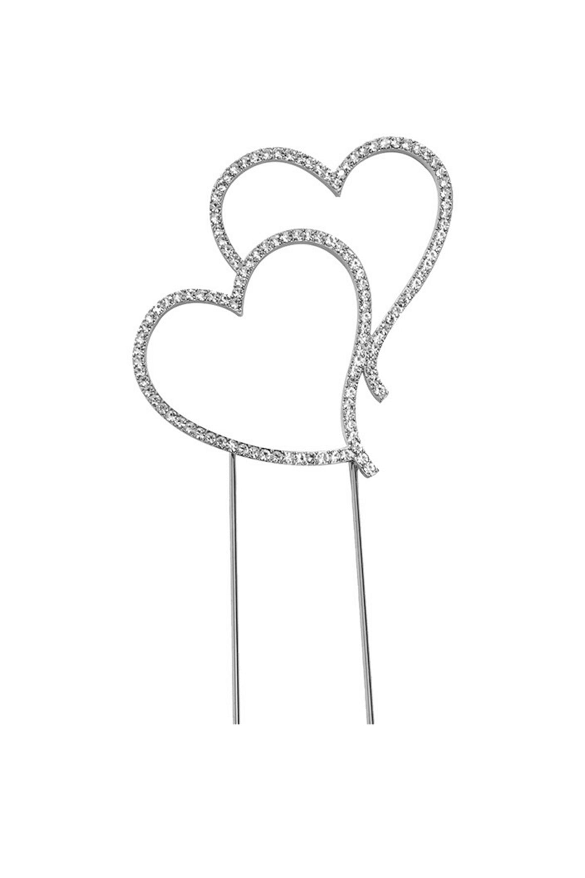 Heart Rhinestone Hair Pin L3902