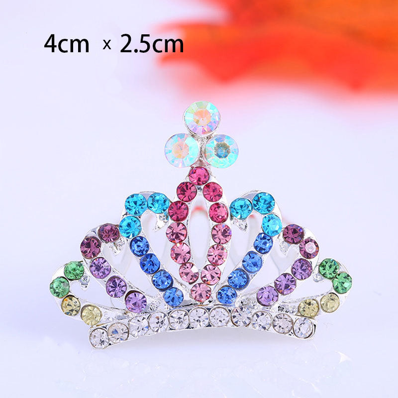 Crown Rhinestone Hair Comb L3914