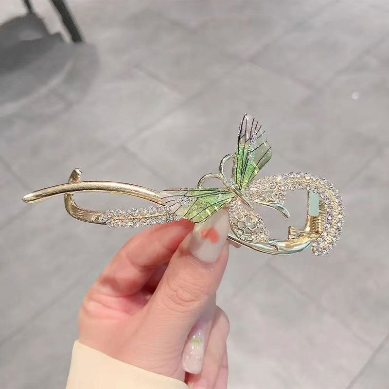 Butterfly Rhinestone Hair Clip L3934
