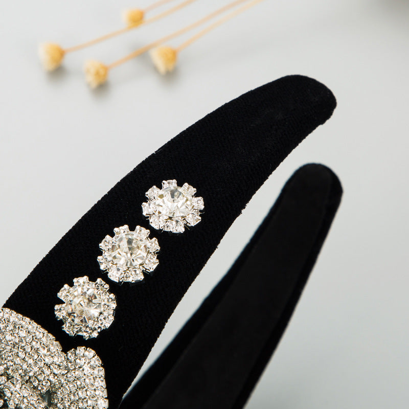 Flower Rhinestone Headband L3953