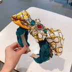 Baroque Rhinestone Bow Headband L3988