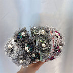 Snowflake Bead Fabric Headband L3993