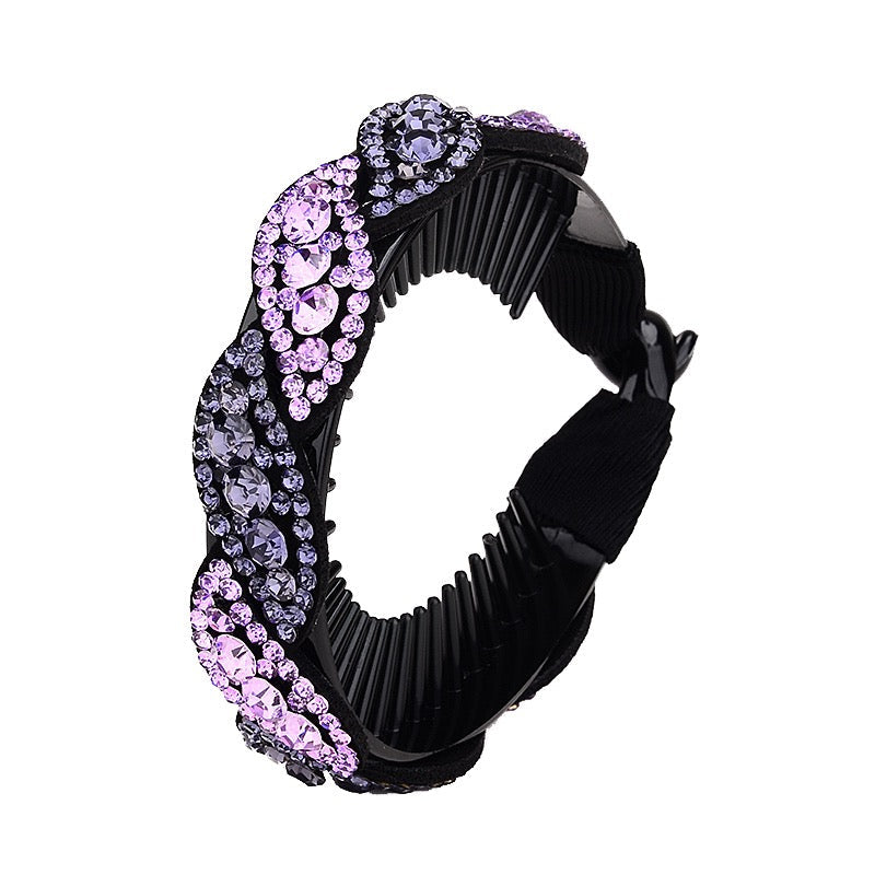 Rhinestone Coiler Hair Clip L4004
