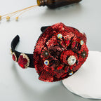 Rose Sequin Headband L4013