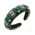 Baroque Rhinestone Sponge Headband L4050
