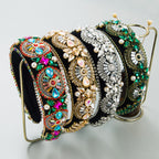 Baroque Rhinestone Sponge Headband L4050