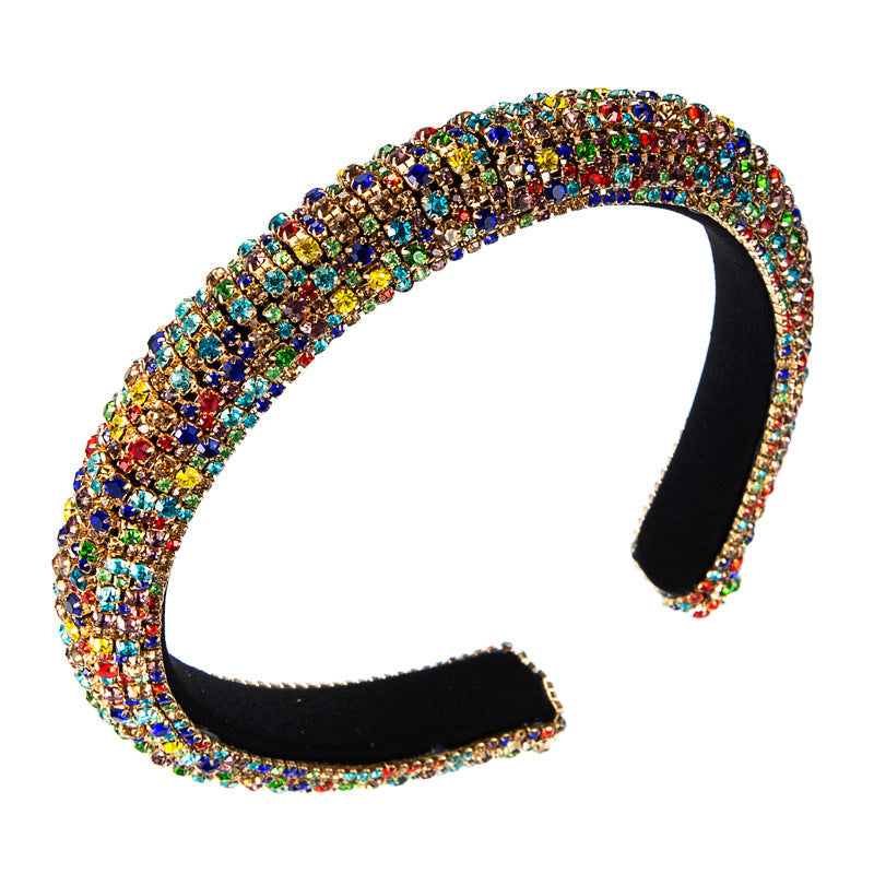 Rhinestone Fabric Headband L4085