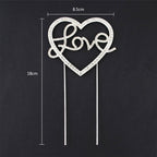 Heart Love Rhinestone Hair Pin L4096