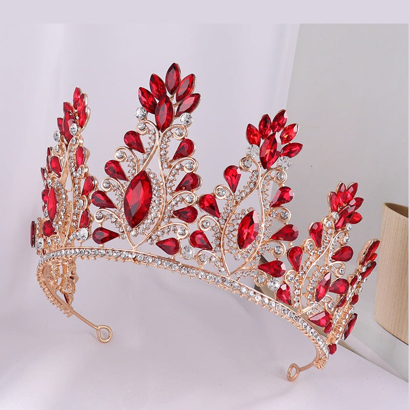 Luxurious Rhinestone Crown Headband L4109