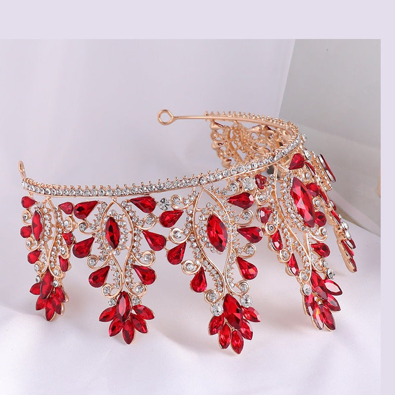 Luxurious Rhinestone Crown Headband L4109