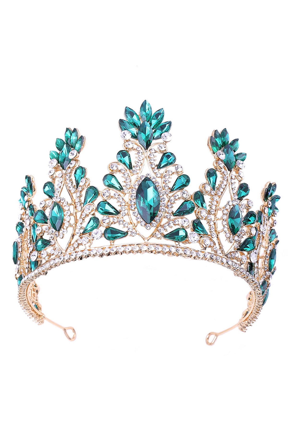 Luxurious Rhinestone Crown Headband L4109