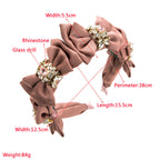 Bow Glass Drill Headband L4121