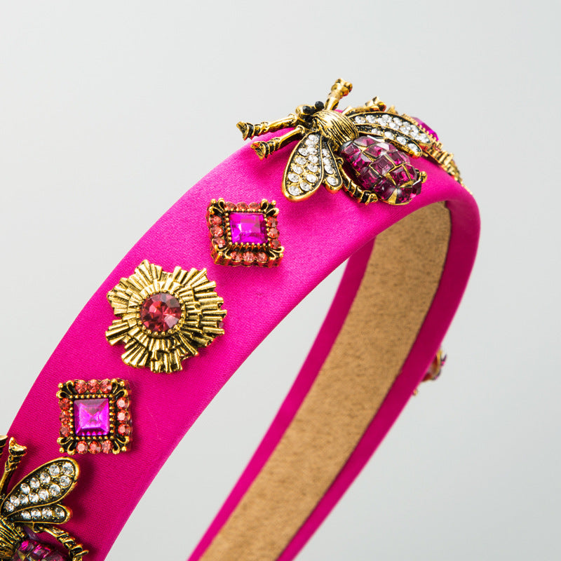 Bee Rhinestone Headband L4181