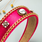 Pearl Chain Headband L4193