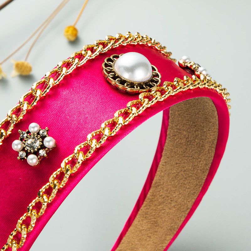 Pearl Chain Headband L4193
