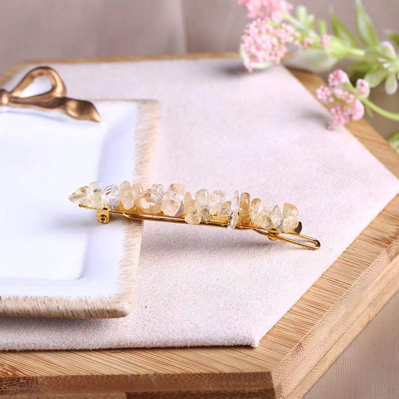 Irregular Stone Hair Clip L4200