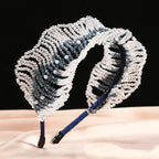 Crystal Bead Wave Headband L4209