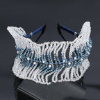 Crystal Bead Wave Headband L4209