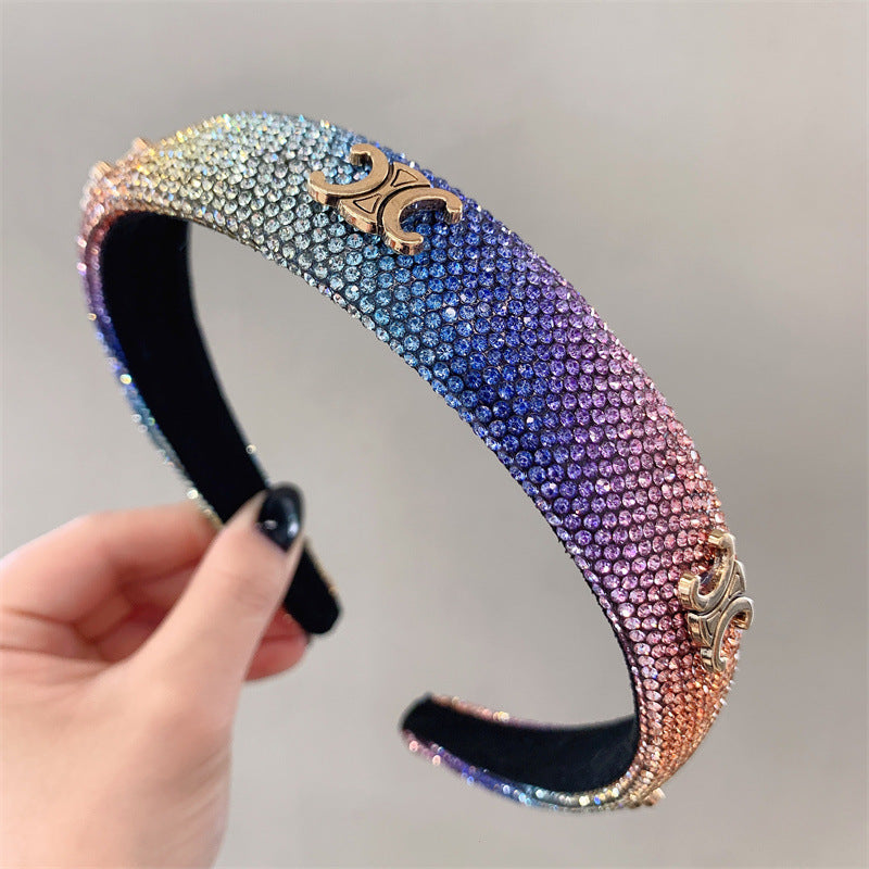 Multicolor Rhinestone Headband L4213