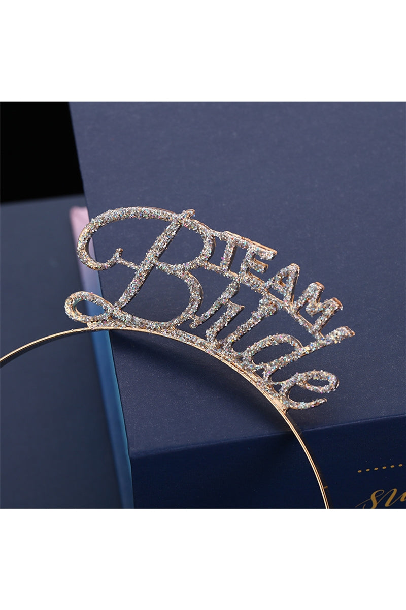 BRIDE TEAM Rhinestone Headband L4224
