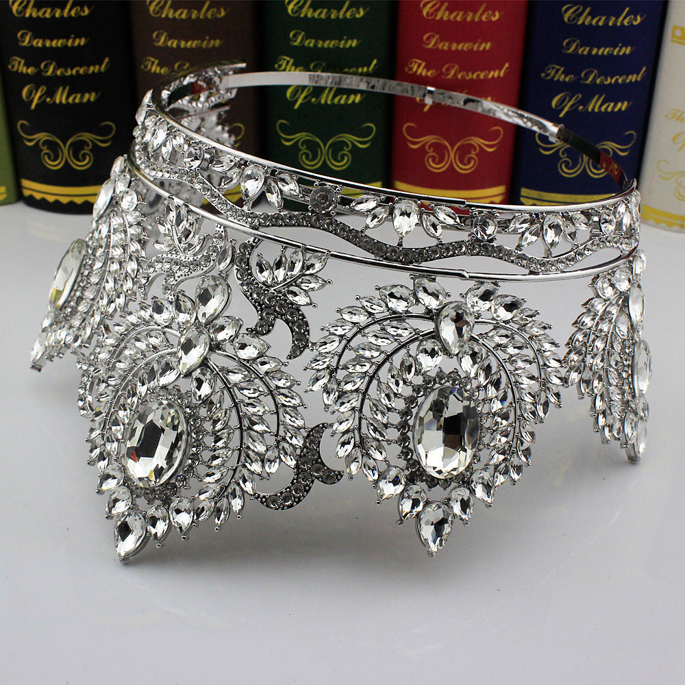 Rhinestone Crown Headband L4264