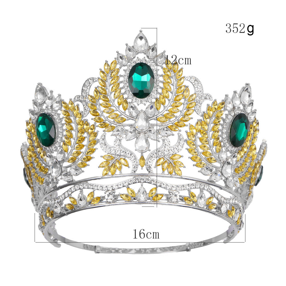 Rhinestone Crown Headband L4264
