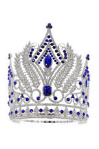 Baroque Rhinestone Crown Headband L4266