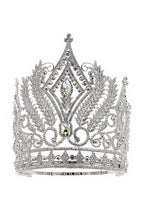 Baroque Rhinestone Crown Headband L4266