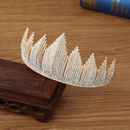 Baroque Rhinestone Crown Headband L4268