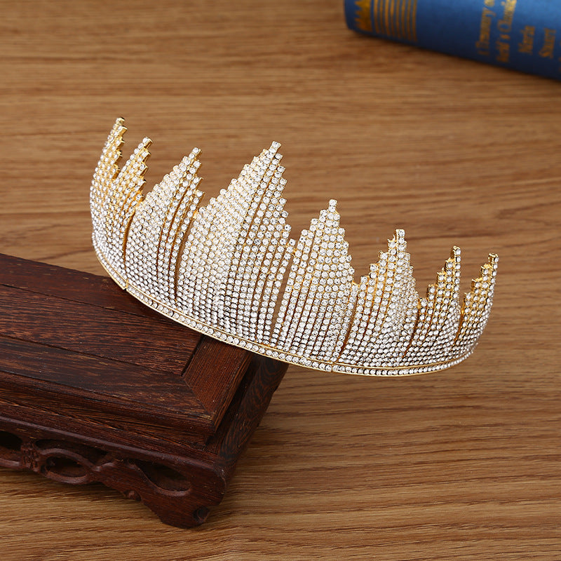 Baroque Rhinestone Crown Headband L4268