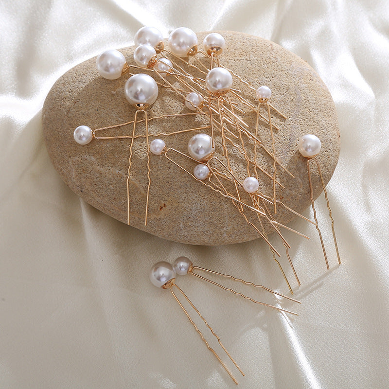18 PCS Pearl Hair Pin Set L4272