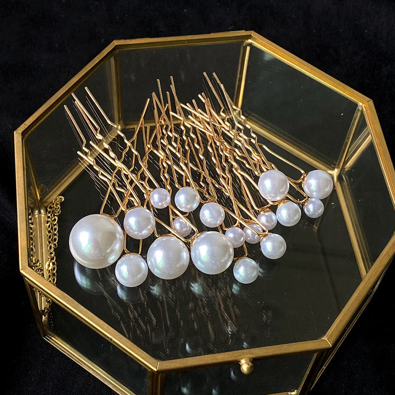 18 PCS Pearl Hair Pin Set L4272