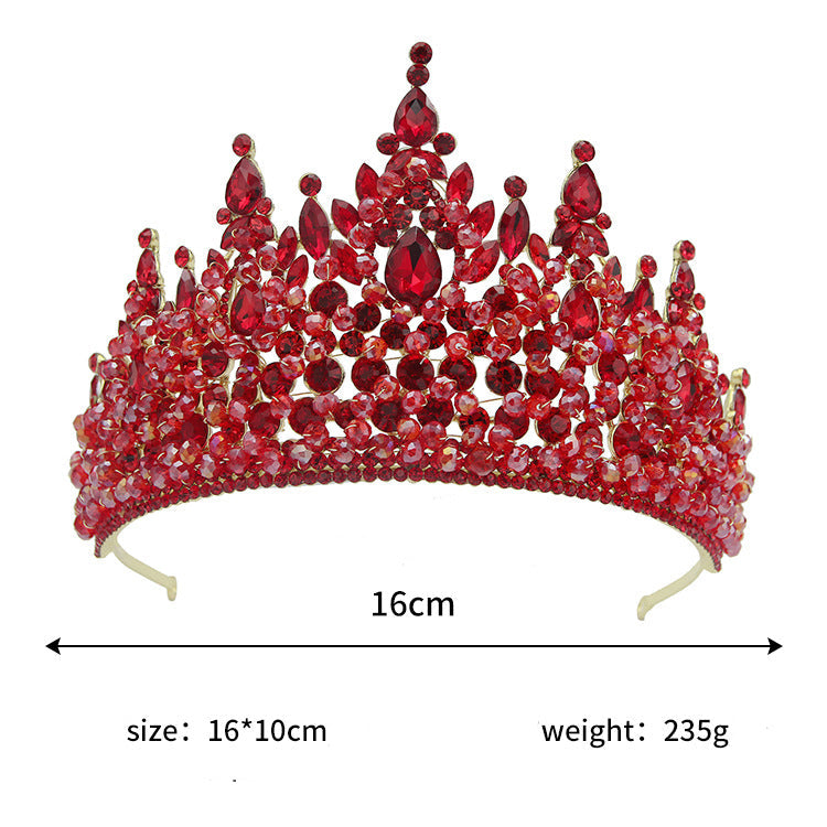 Rhinestone Crown Headband L4278