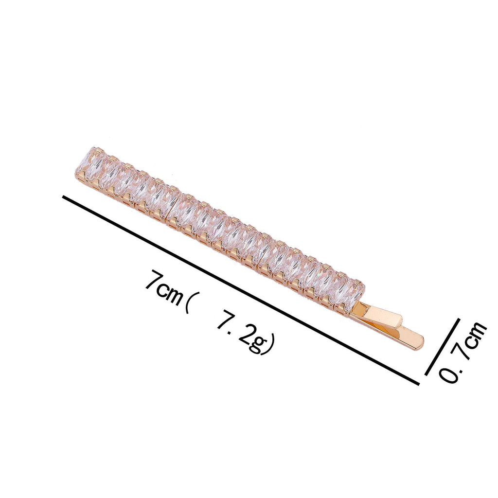 Cubic Zirconia Barrettes Hair Pin L4288
