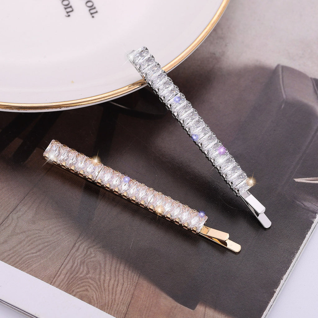 Cubic Zirconia Barrettes Hair Pin L4288