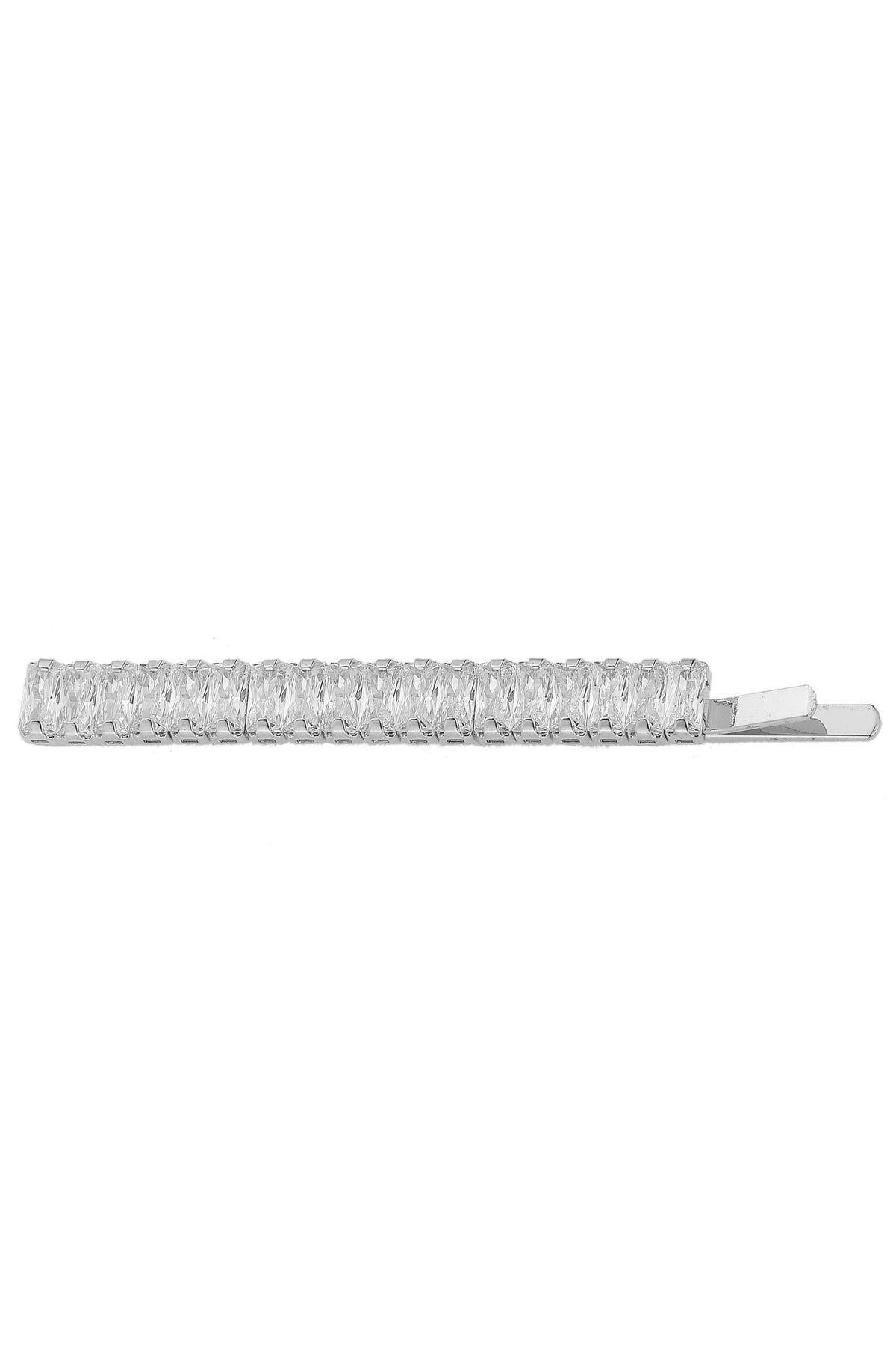 Cubic Zirconia Barrettes Hair Pin L4288