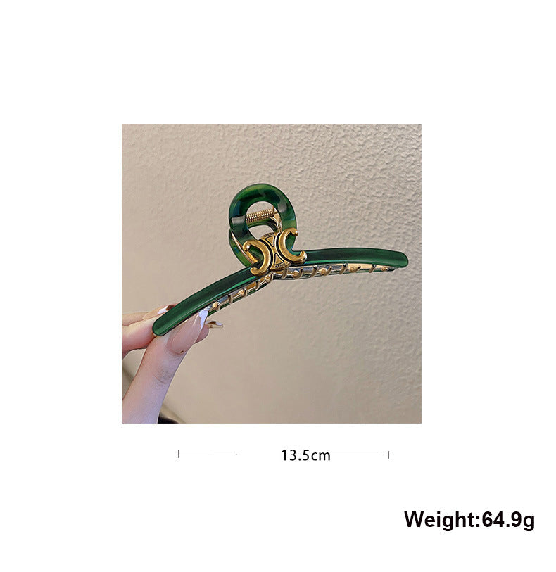Cross Acrylic Hair Clip L4329