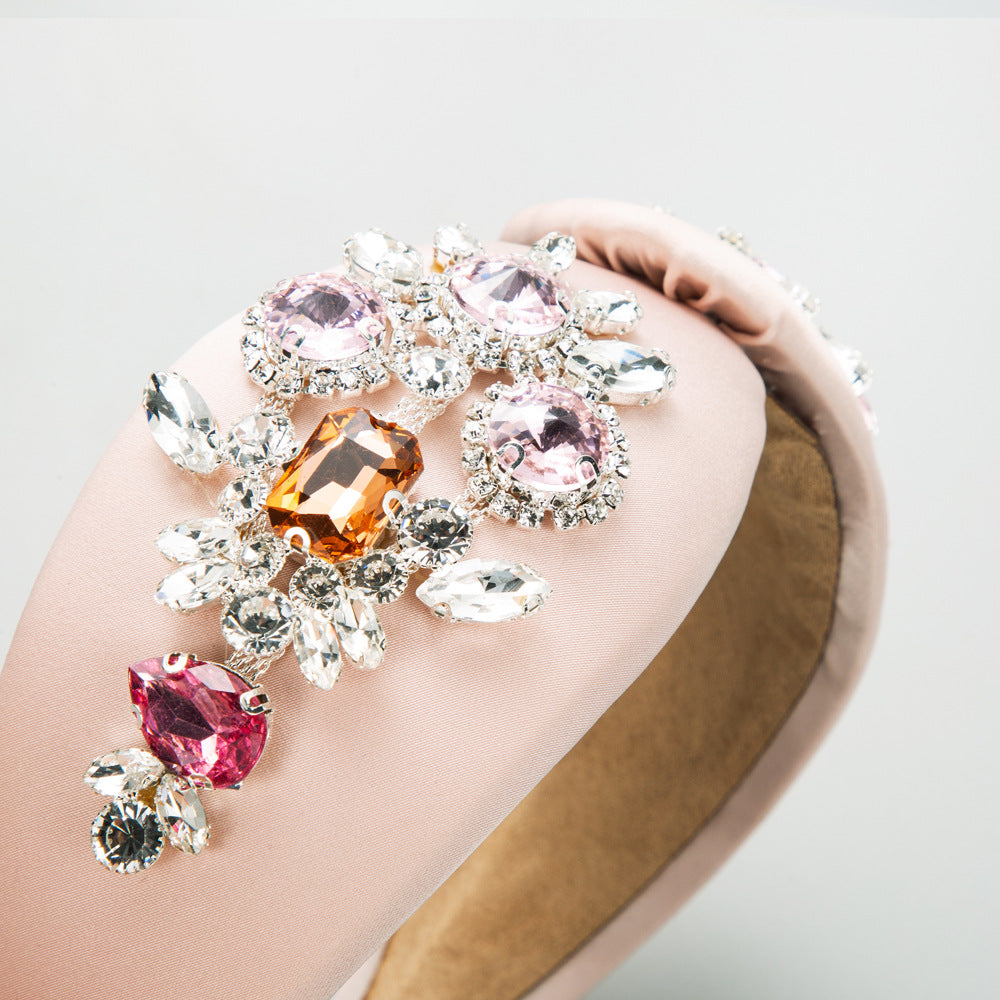 Floral Rhinestone Headband L4441