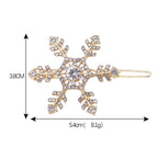 Snowflake Rhinestone Hair Pin L4445