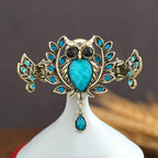 Owl Rhinestone Hair Clip L4491